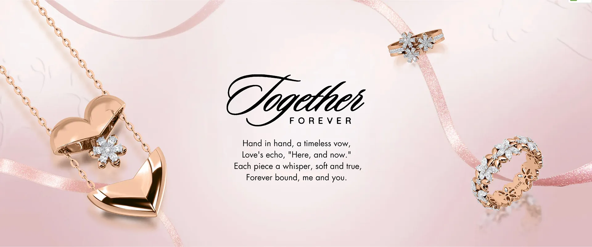 Evol Jewels Together Forever collection launch hero